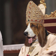 Image for article titled Poll: 99% Of Human Beings Would Prefer Big, Slobbery Hound Dog Pope